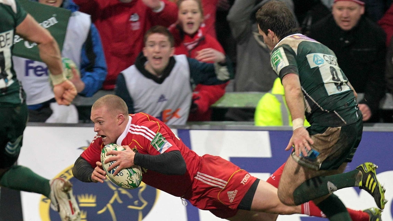 Keith Earls was among the try scorers at Thomond Park