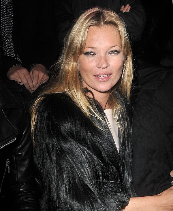 Moss in the front row