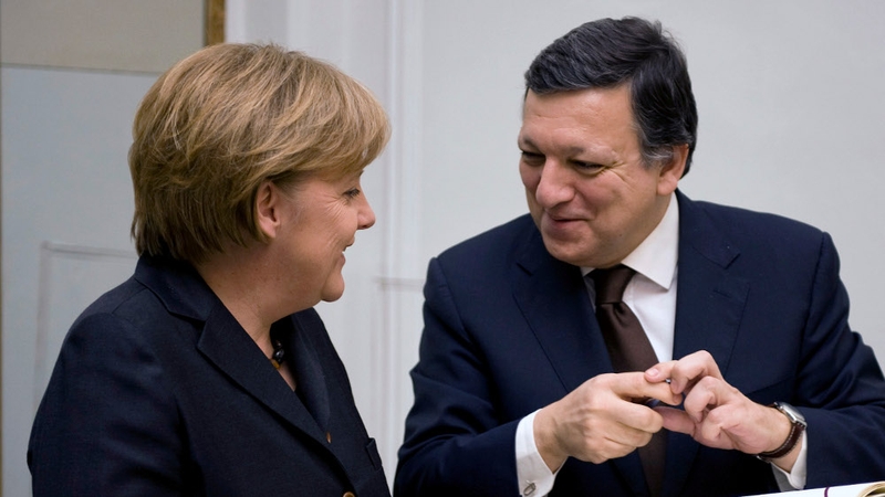 Angela Merkel &amp; José Manuel Barroso - Held meeting in Berlin