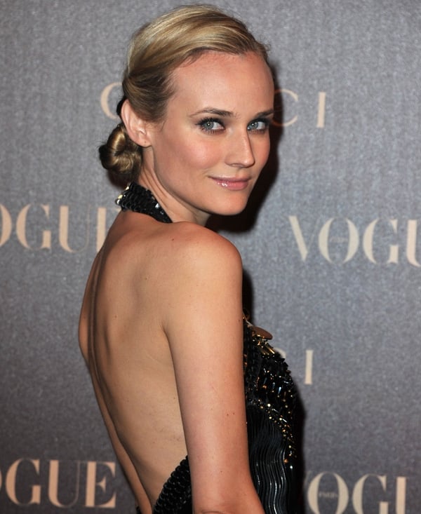 Diane Kruger looking chic in Gucci