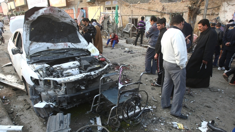 Baghdad - Mourners had gathered for funeral when bomb exploded