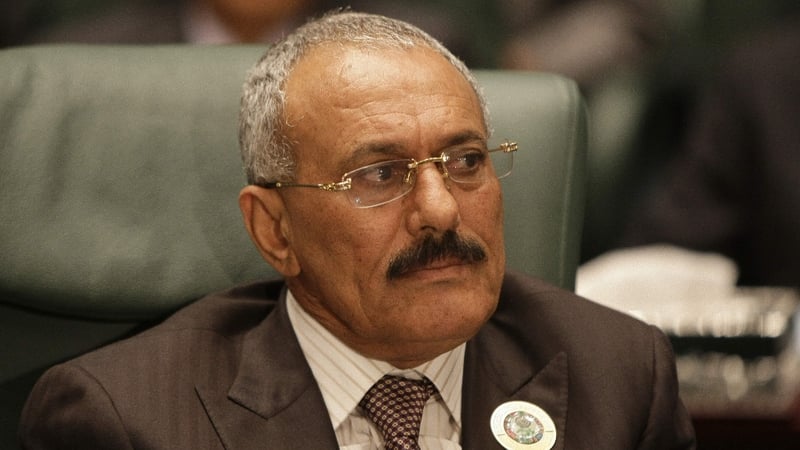 Former president - Ali Abdullah Saleh