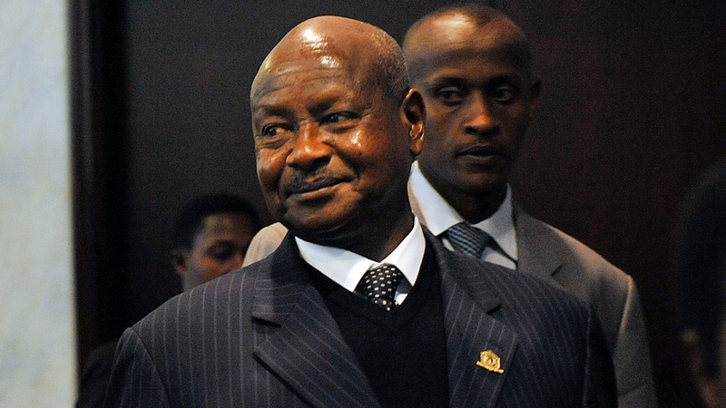 Yoweri Museveni - Expected to win Ugandan presidential poll next month
