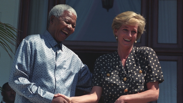 Princess Diana met President Nelson Mandela in March 1997 while on a visit to Cape Town, five months before her death