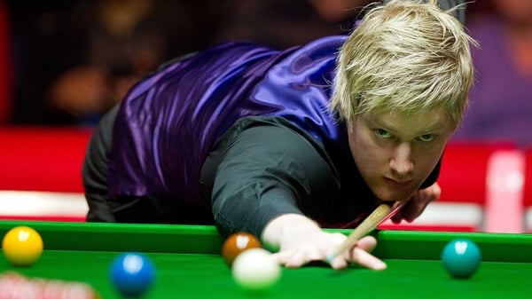 Neil Robertson had to ride his luck against a player enjoying something of a resurgence