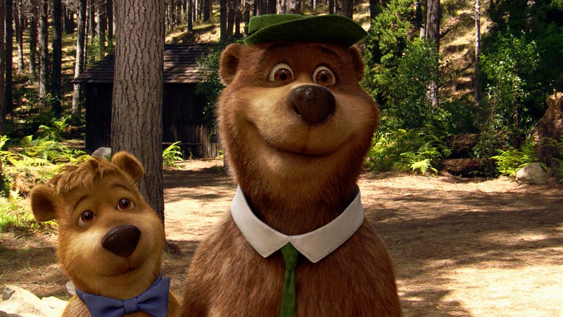 Yogi Bear as his new 3D self