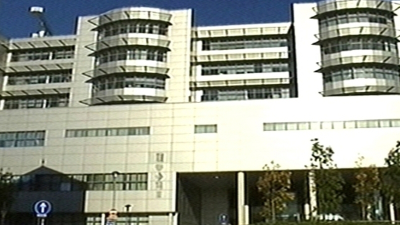 The man is being treated at the Royal Victoria Hospital in Belfast