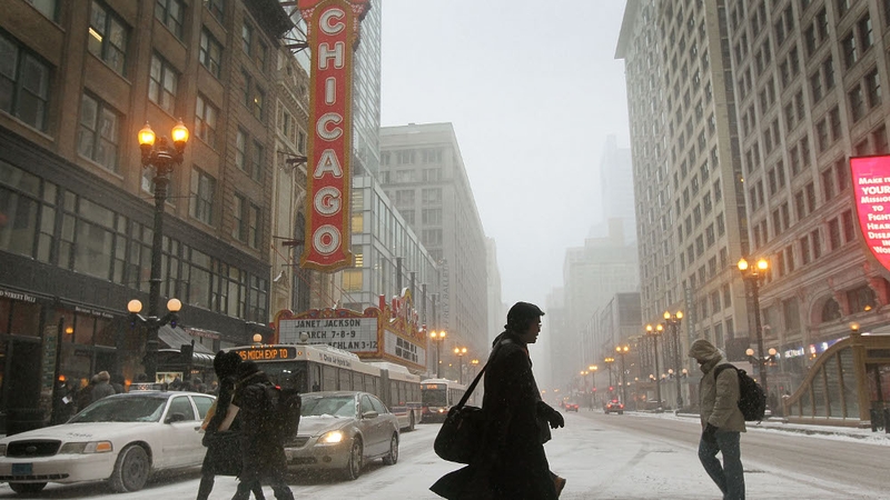 Chicago - Weather warnings in many US states