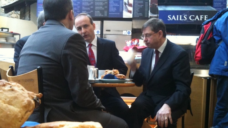 Micheál Martin - Travelled to Galway after campaign launch in Dublin