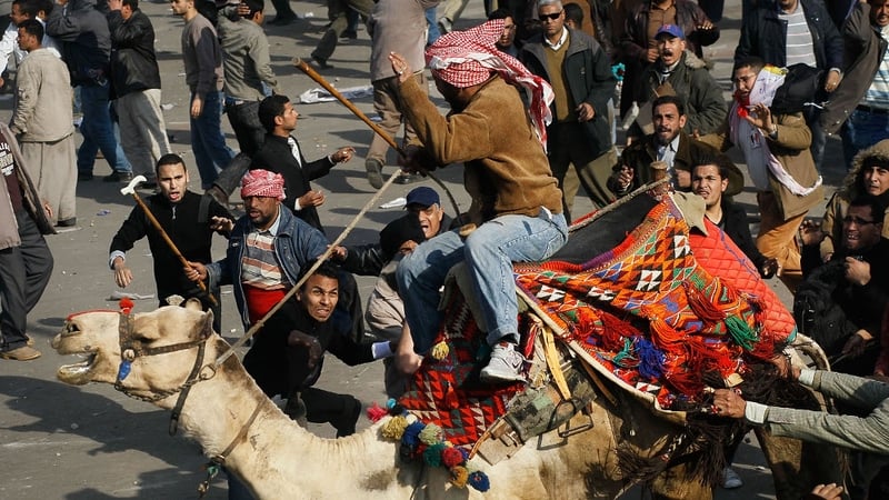 Cairo - Clashes between supporters and opponents of President Hosni Mubarak