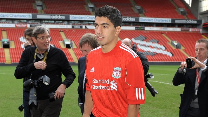 Luis Suarez looked lively on his midweek debut