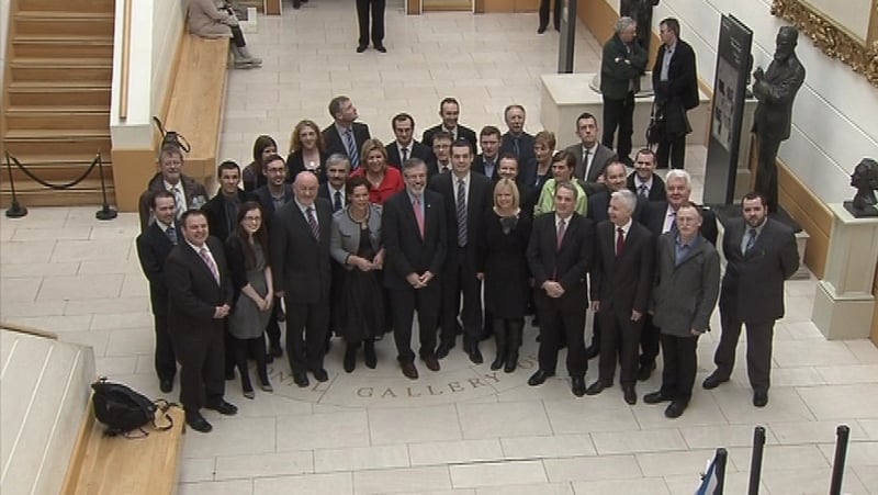 Poll suggests Sinn Féin party support has risen two points to 18%