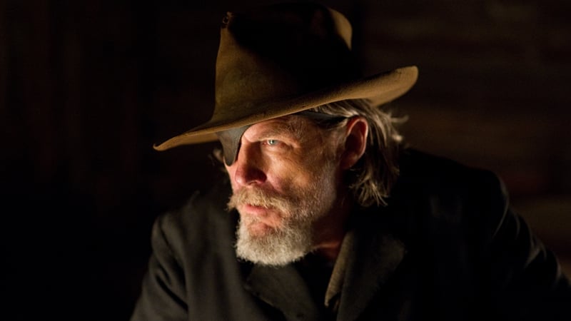 Jeff Bridges as Rooster Cogburn in True Grit