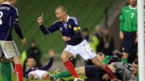 Kenny Miller opened the scoring at the Aviva Stadium
