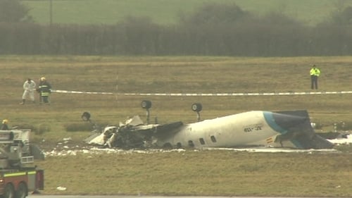 The flight from Belfast crashed while making a third attempt to land at Cork Airport
