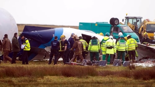 Cork Airport - Plane crashed on third landing attempt (Pic: Provision Photography)