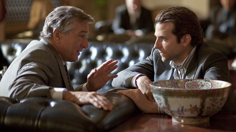 Bradley Cooper (right) returns as original Limitless character Eddie Morra