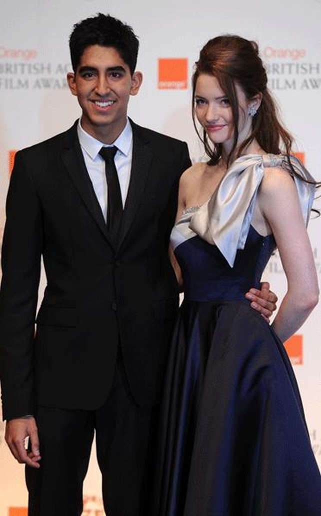 Dev Patel and Talulah Riley