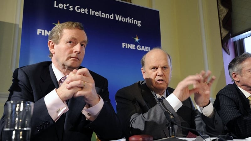 Enda Kenny - 'Immoral' to write more blank cheques for banks (Pic: Liam Sweeney)