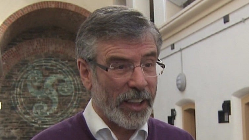 Gerry Adams - Is standing for election in Louth