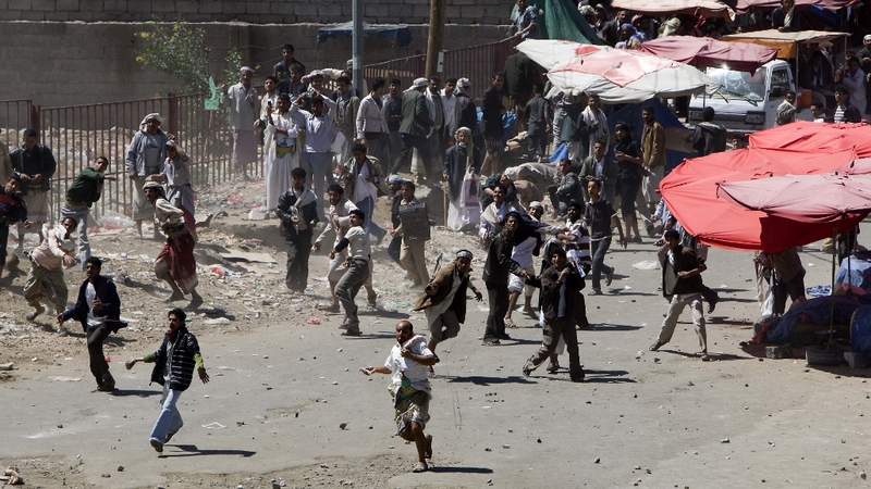 Yemen - Fighting broke out in the capital Sanaa