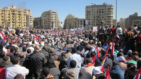 Cairo - Friday prayers at Tahrir Square (Pic: Micheál MacSuibhne)