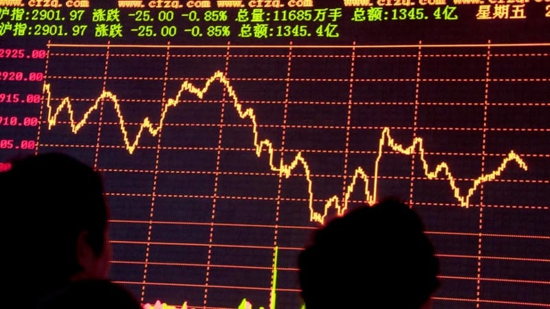 Chinese shares had jumped over 150% in the middle of June from the same time last year