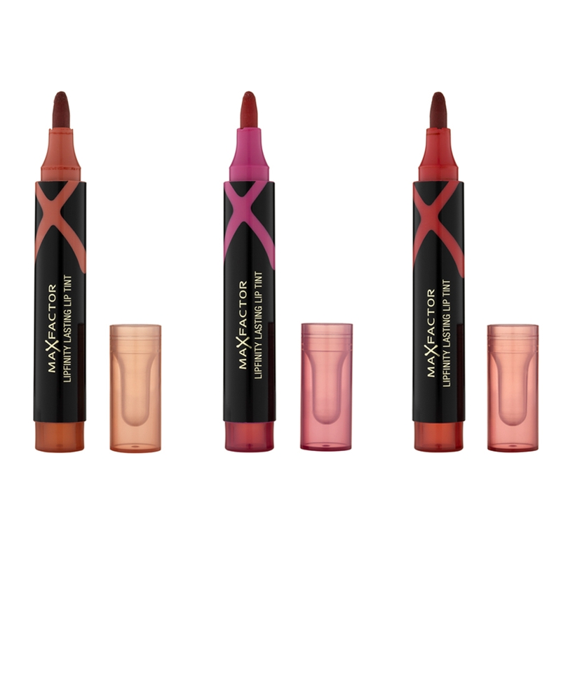 Max Factor's Lipfinity Lip Tint range, €9.99 each