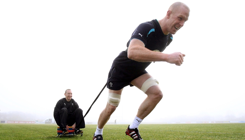 Paul O'Connell - Back in training with Munster