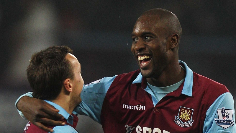 Carlton Cole fired home two goals in three minutes for West Ham just after half-time