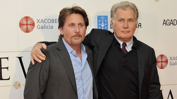 Emilio Estevez and Martin Sheen