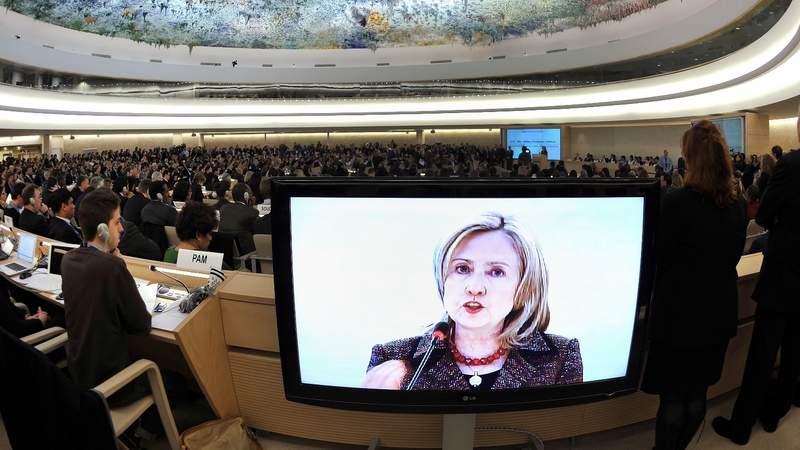 Hillary Clinton - Nothing off table to oust Gaddafi