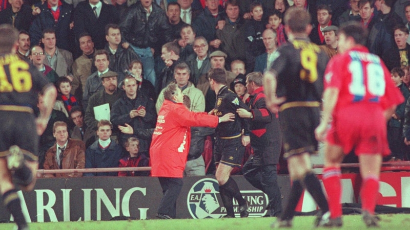 Eric Cantona: kick sparked major controversy in 1995