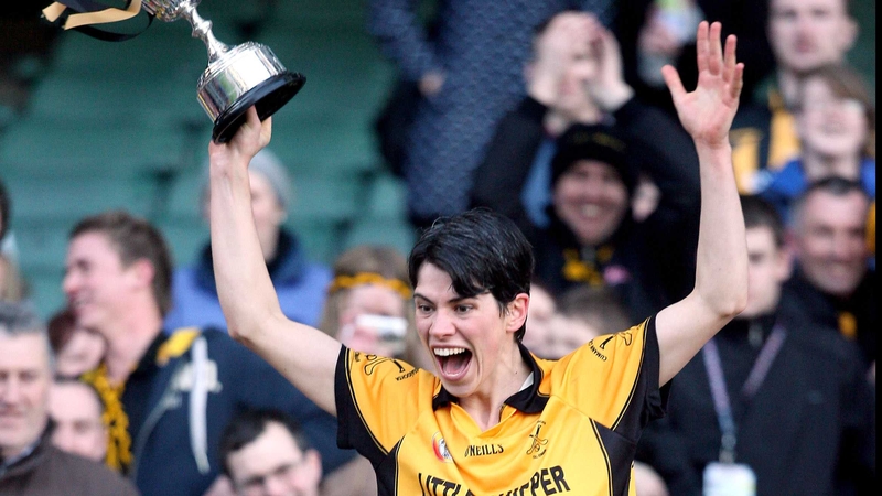 Anne Marie Haynes celebrates Killimor's victory in the All-Ireland senior club camogie final