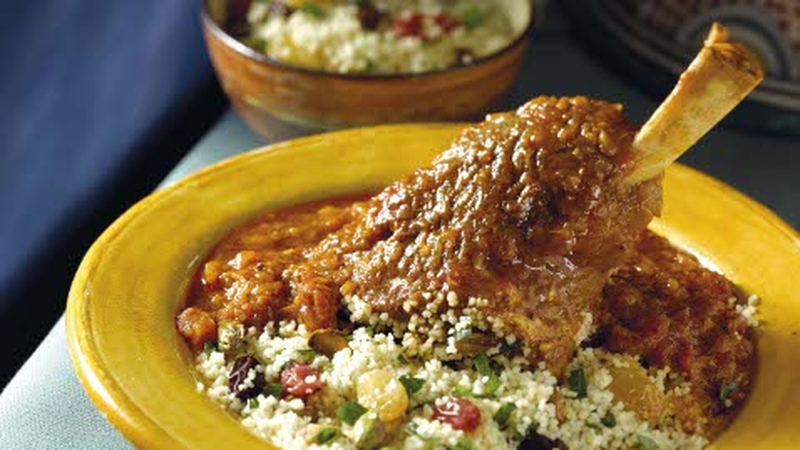 Irish Lamb Shanks with a Moroccan twist