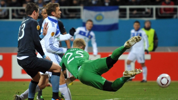 Andriy Shevchenko opened the scoring for Dynamo Kiev in his side's 2-0 victory over Man City