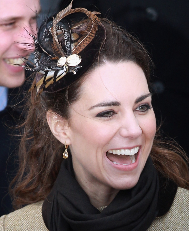 Middleton sporting a fascinator