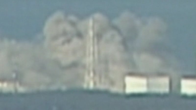 Fukushima - Walls and roof reportedly destroyed in blast