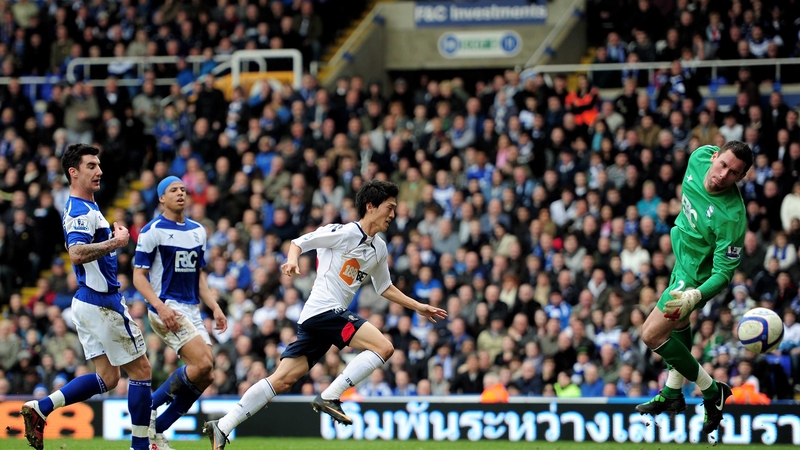 Chung-Yong Lee scores the winning goal past Ben Foster