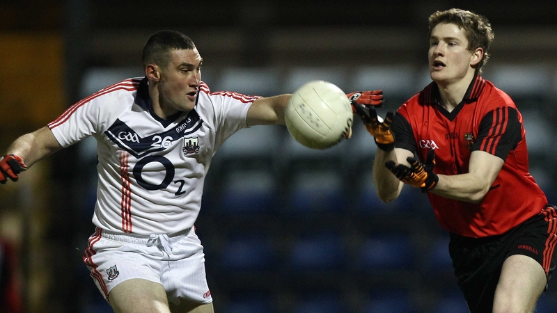 Cork's Noel O'Leary &amp; Conor Maginn in action at Páirc Uí Rinn