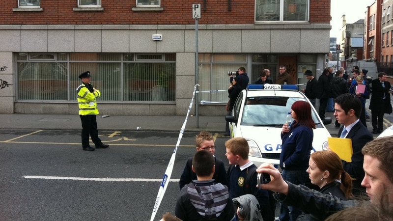North Brunswick Street - Part of the street was blocked off