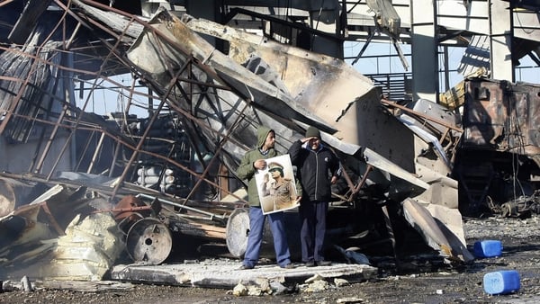 Boussetta navy base was badly damaged by missiles last night