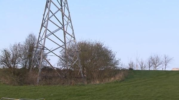 Finglas - Remains found at the base of an electricity pylon