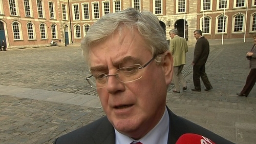 Eamon Gilmore - Will seek meeting with his fellow foreign ministers