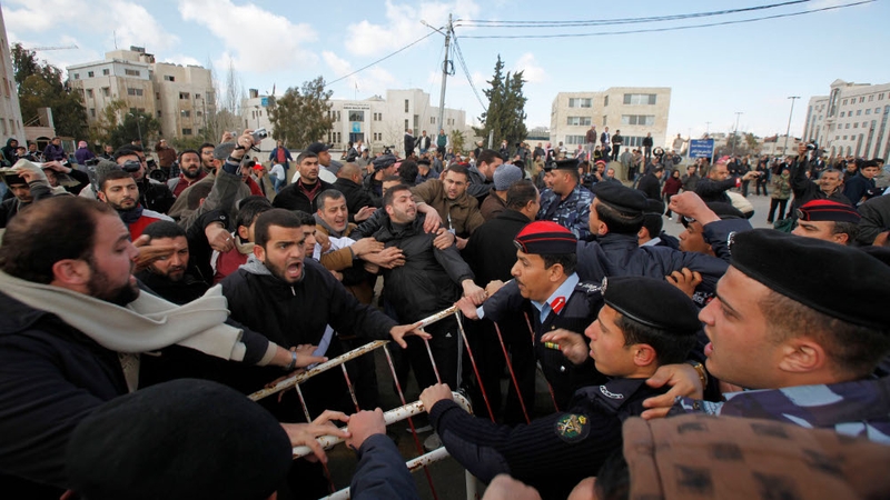 Amman - At least 130 people injured in clashes today