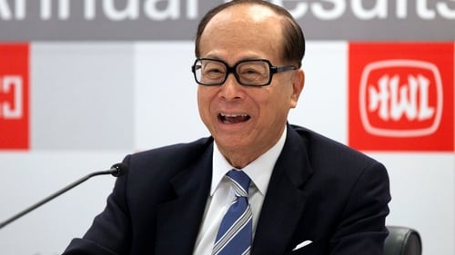 Hong Kong billionaire Li Ka-shing's Hutchison Whampoa reports 20% rise in profits