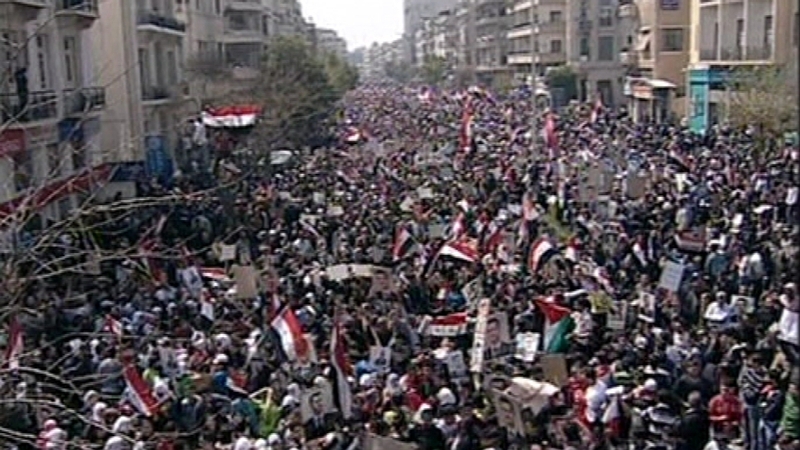 Syria - Being 'subjected to a big conspiracy'