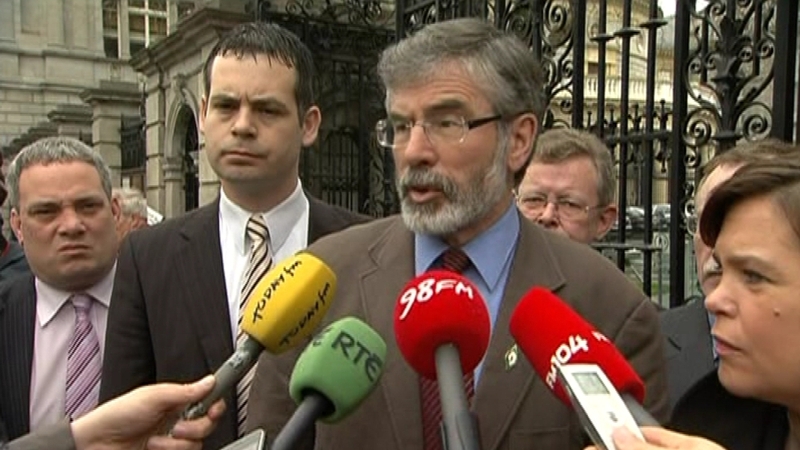 Support for Sinn Féin currently stands at 18%