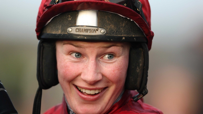 Blaze Of Fire gave Nina Carberry her first win as a trainer