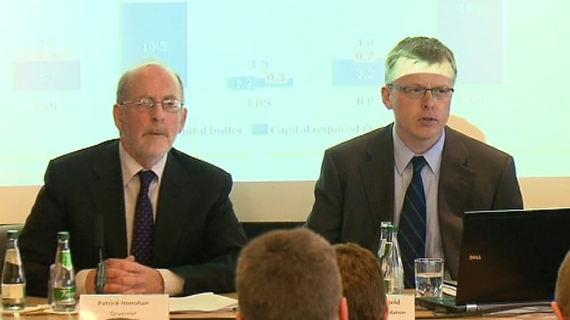 Central Bank press conference - Honohan warns on senior bondholders
